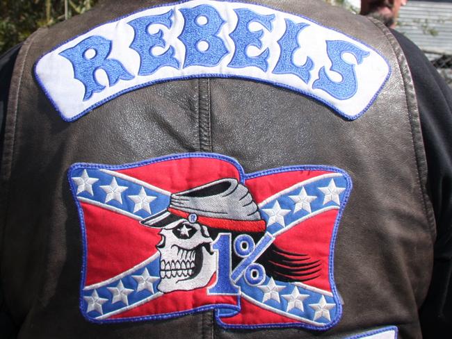 Outlaw motorcycle gang The Rebels.