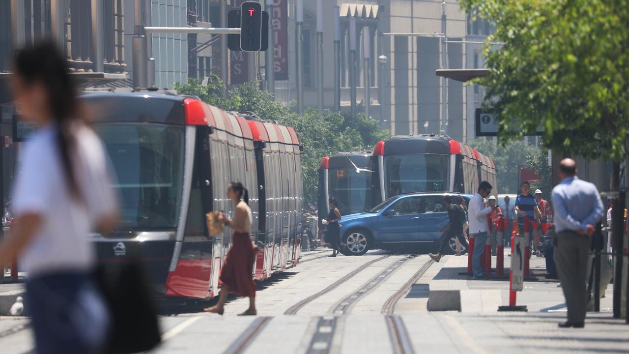 Acciona reports show hundreds of near-misses during the light rail testing. Picture John Grainger