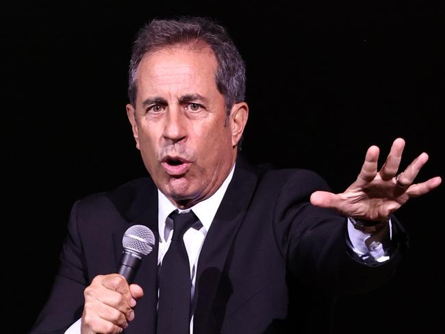 NEW YORK, NEW YORK - OCTOBER 18: Jerry Seinfeld performs onstage at the 2023 Good+Foundation Ã¢â¬ÅA Very Good+ Night of ComedyÃ¢â¬Â Benefit at Carnegie Hall on October 18, 2023 in New York City. (Photo by Jamie McCarthy/Getty Images for Good+Foundation)