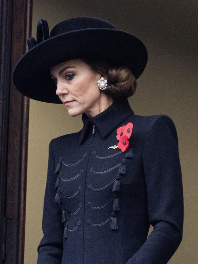 The Princess of Wales during the National Service of Remembrance at The Cenotaph in London last year. Picture: Ian Vogler - WPA Pool/Getty Images)