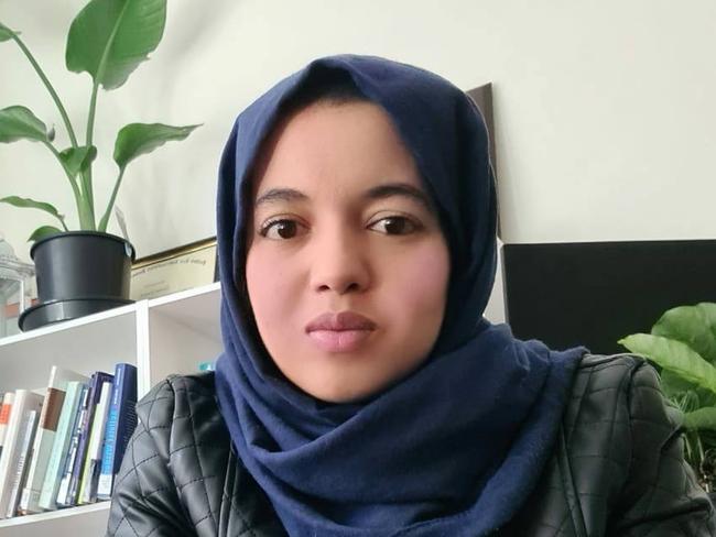 Tasnim Mahmoud Sammak, PhD candidate at Monash University, faculty of Education and Palestinian organiser. Picture: Monash Education / Facebook