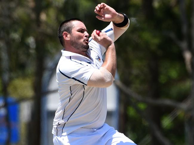 Coomera Hope Island fast bowler Josh Henderson. Picture: Steve Holland