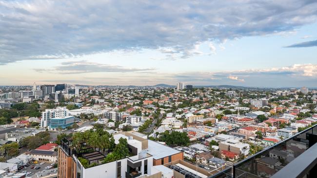 The apartment has panoramic views across the entire West End.