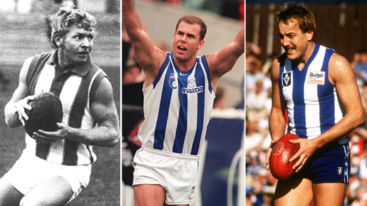 Barry Cable, Wayne Carey and Malcolm Blight are all champions of the game.