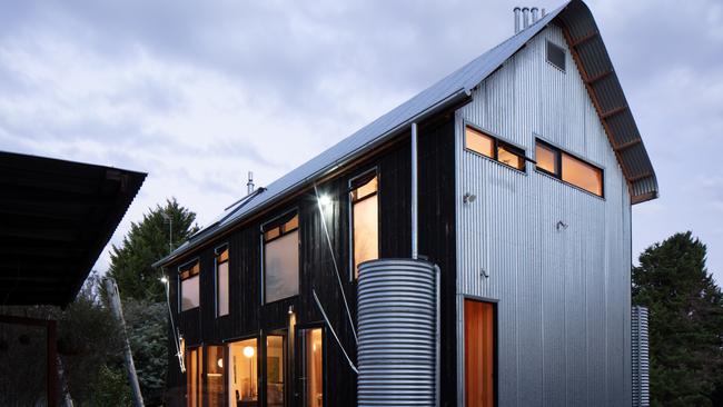 The Recyclable House, Beaufort by Quentin Irvine of Inquire Invent. Picture: Nic Granleese