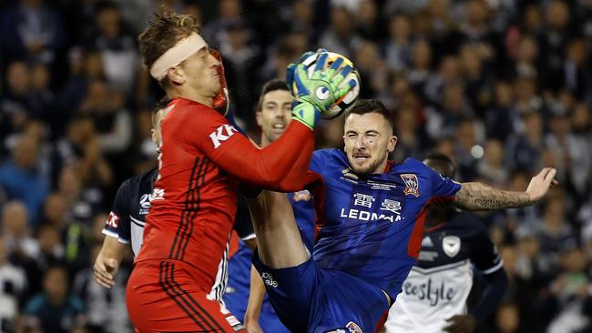 Roy O'Donovan’s grand final brain explosion. Picture: Toby Zerna