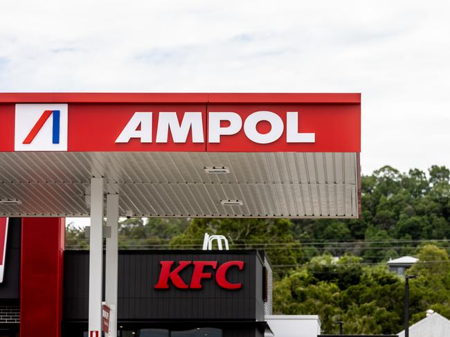 BRISBANE AUSTRALIA - NewsWire Photos JANUARY 27, 2023: Stock Images - KFC, fast food, Ampol, Fuel NewsWire / Sarah Marshall