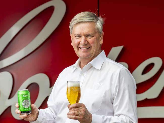 Tim Cooper and Louise Cooper Coopers Brewery, Regency Park, South Australia Photo: John Krger