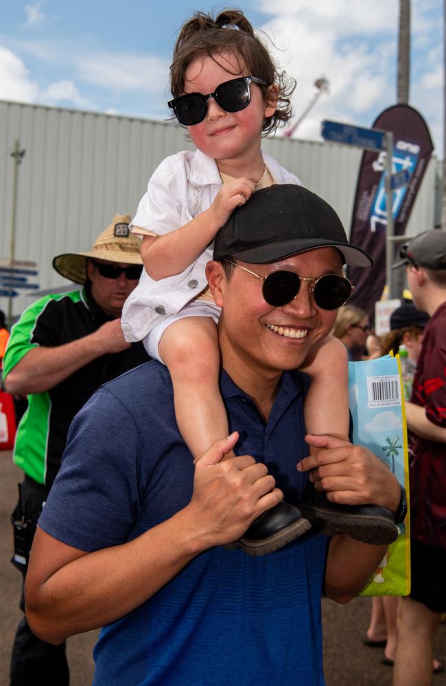 Ageng Sudjio and Atlas Sudjio at the 2024 Royal Darwin Show. Picture: Pema Tamang Pakhrin