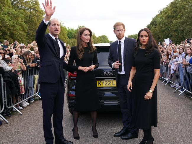 Catherine, Princess of Wales, Prince William, Prince of Wales, Prince Harry, Duke of Sussex, and Meghan, Duchess of Sussex. A royal expert says the rift can be healed. Picture: Kirsty O'Connor/Getty Images