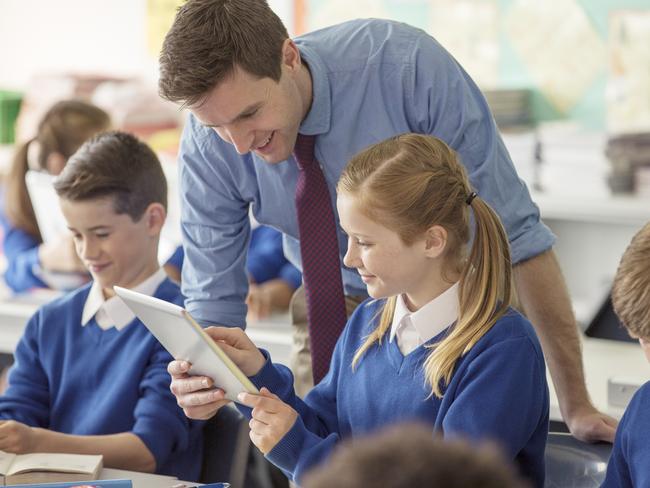 Generic school students, school kids, classroom, teacher Picture: Getty Images