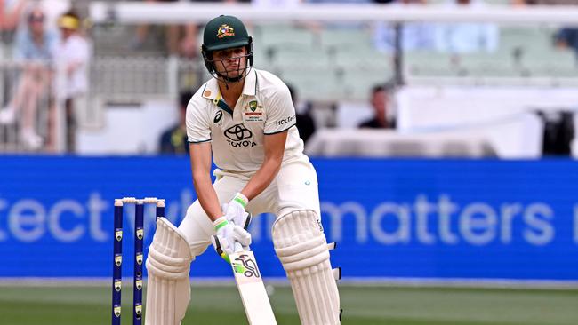 Konstas entertained the MCG crowd with an array of audacious shots. Picture: AFP