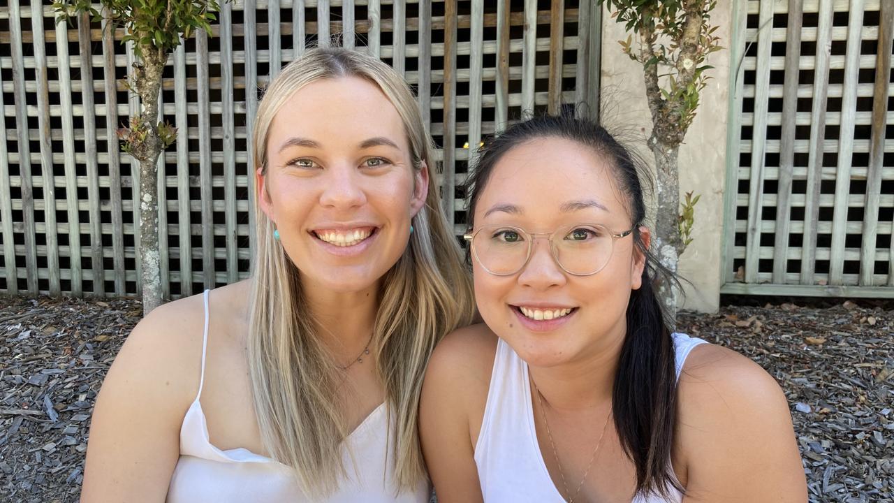 Amy Atkinson and Shirley Hoang