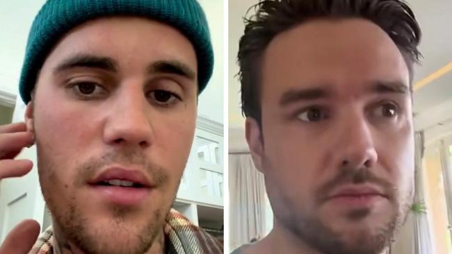 Liam Payne and Justin Bieber