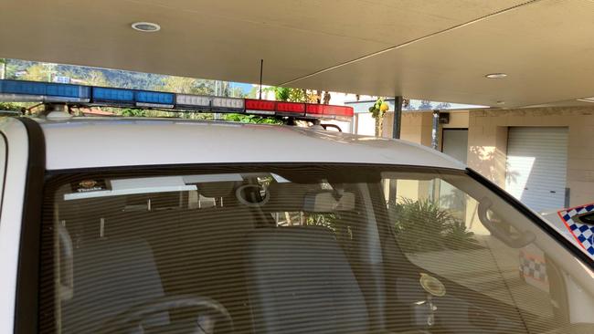 The prosecution claimed the damaged Whitsunday police car, pictured, needed repairs totalling $10,000. Picture: Supplied