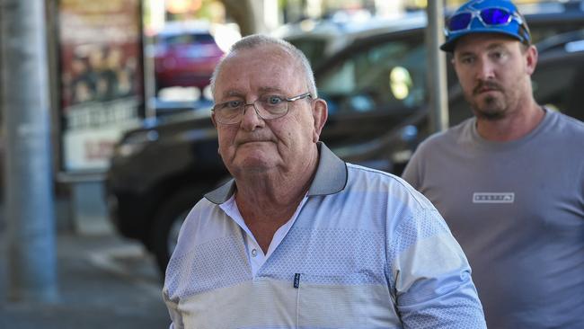 Keith Woodford, arrives at the Adelaide Coroners Court on Monday to give evidence. Picture: AAP / Roy Vandervegt