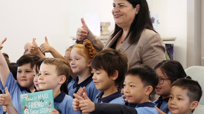 Queensland Education Minister Grace Grace at West End State School. Picture: Liam Kidston