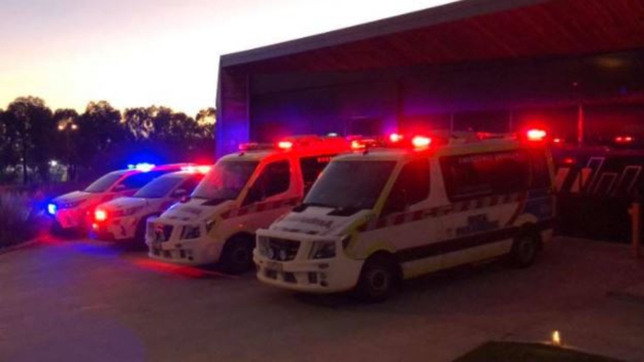 MICA paramedics lighting up. Source: Twitter/Ambulance Victoria
