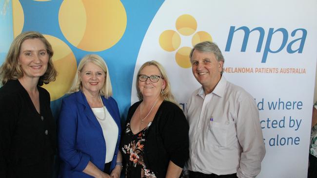 Melanoma Patients Australia CEO Victoria Beedle (left) has welcomed the grant. Picture: Supplied.