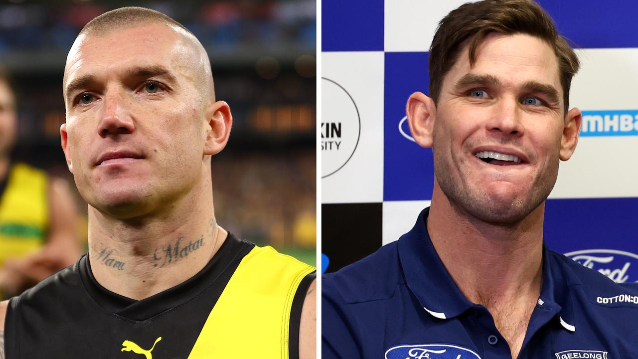 Dustin Martin and Tom Hawkins