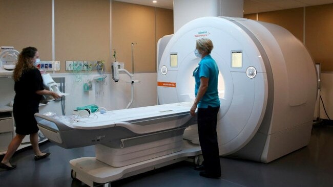 MRI machine at Sutherland Hospital, installed in 2023 and announced in 2020.The man hoping to follow in the footsteps of former Prime Minister Scott Morrison is calling on the federal government toÂ to cut the âbureaucracyâ and allow outpatients to use a new MRI machine in Sutherland Hospital.A $7m MRI machine was installed at Sutherland Hospital in 2023 but the federal health department has not granted a license to allow residents in the community to use it for scans and be bulk billed under Medicare.Cook candidate Simon Kennedy said the need for the license had been raised by residents and a doctor while he was doing community engagement on the campaign trail ahead of the by-election - trigged by Mr Morrisonâs retirement from politics - on Saturday. Picture: South Eastern Local Health District