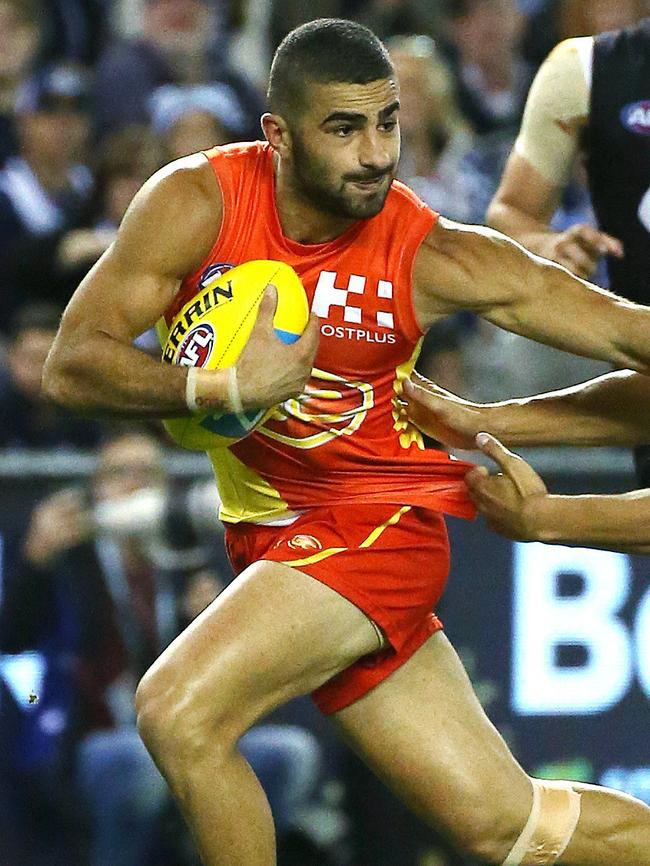 Adam Saad is keen on joining the Bombers. Picture: George Salpigtidis