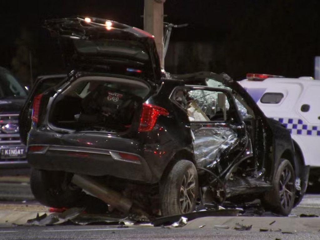 The wreckage of the crash in Tarneit on Sunday, May 18. Picture: ABC