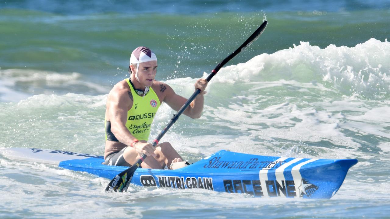 Zach Morris from Northcliffe in action in the open ironman semi final. Picture: SLSA