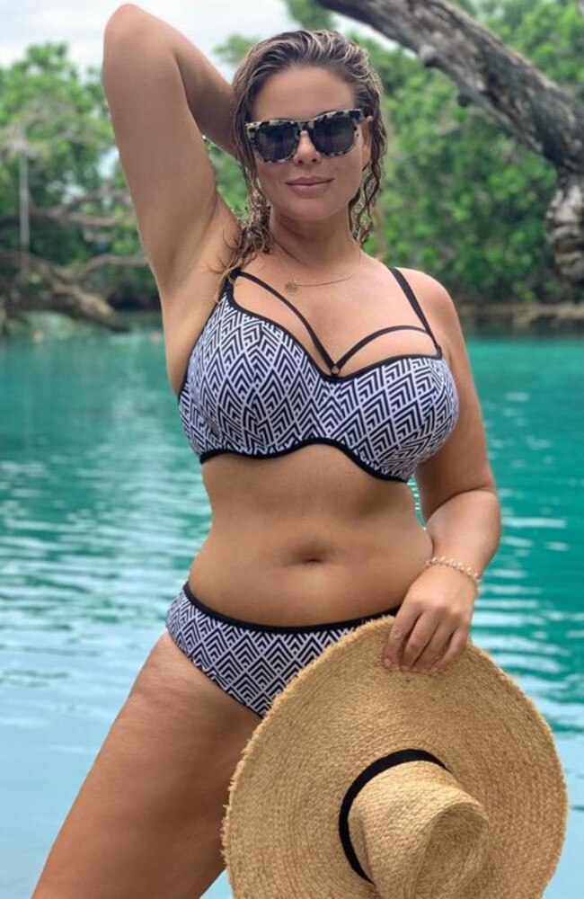 ‘There is no magic button, there are no quick fixes and there are days when I really struggle to stay positive and confident,’ Fiona says. Picture: Instagram