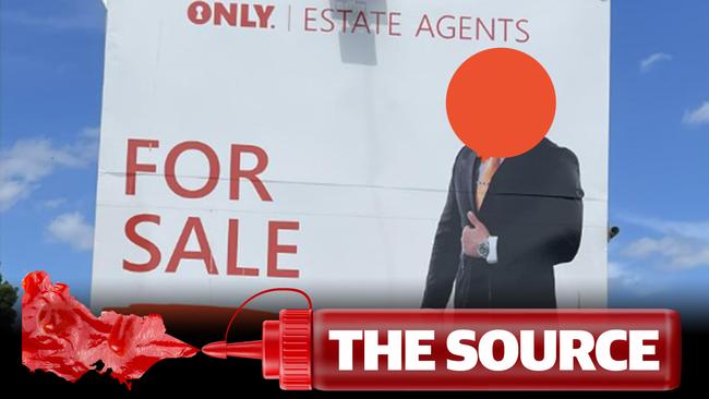 Real estate signs which show the agent not the home are being trolled online.