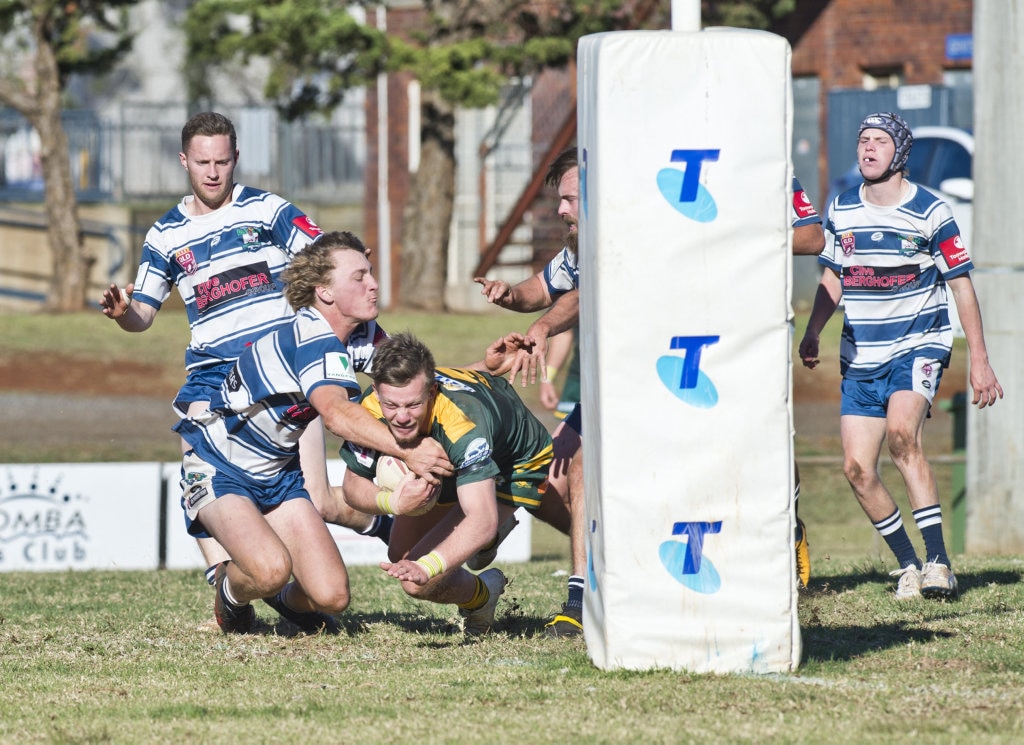 Nicholas Van Der Poel scores for Wattles. TRL, Wattles vs Brothers. Sunday, 8th Jul, 2018. Picture: Nev Madsen