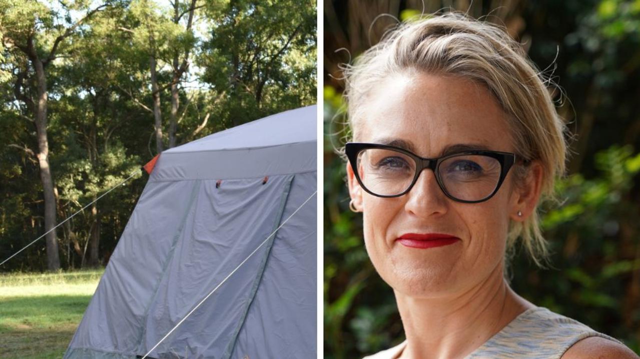 QCOSS CEO Aimee McVeigh says the homelessness crisis has reached an unacceptable level in Gympie, where some residents are now living in tents.