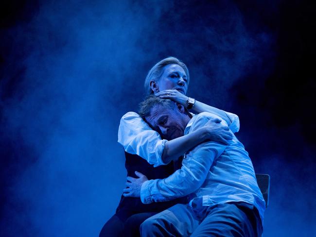 Richard Roxburgh and Cate Blanchett in The Present in Sydney 2015. Picture: Lisa Tomasetti