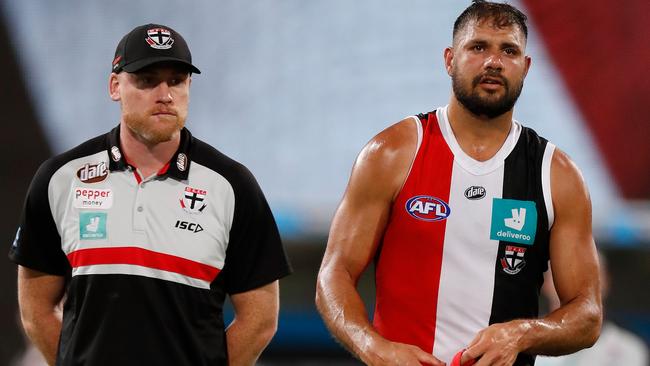 Recruitment assistant Jarryd Roughead has impressed with his work ethic at St Kilda. Picture: Getty Images