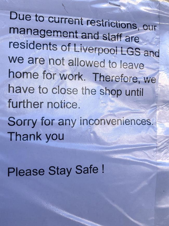 Staff at the Henry Bakery at Pendle Hill were not allowed to work because they live in the Liverpool council area.