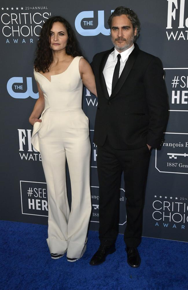 Rain Phoenix and Joaquin Phoenix are identical. Picture: Frazer Harrison/Getty Images/AFP