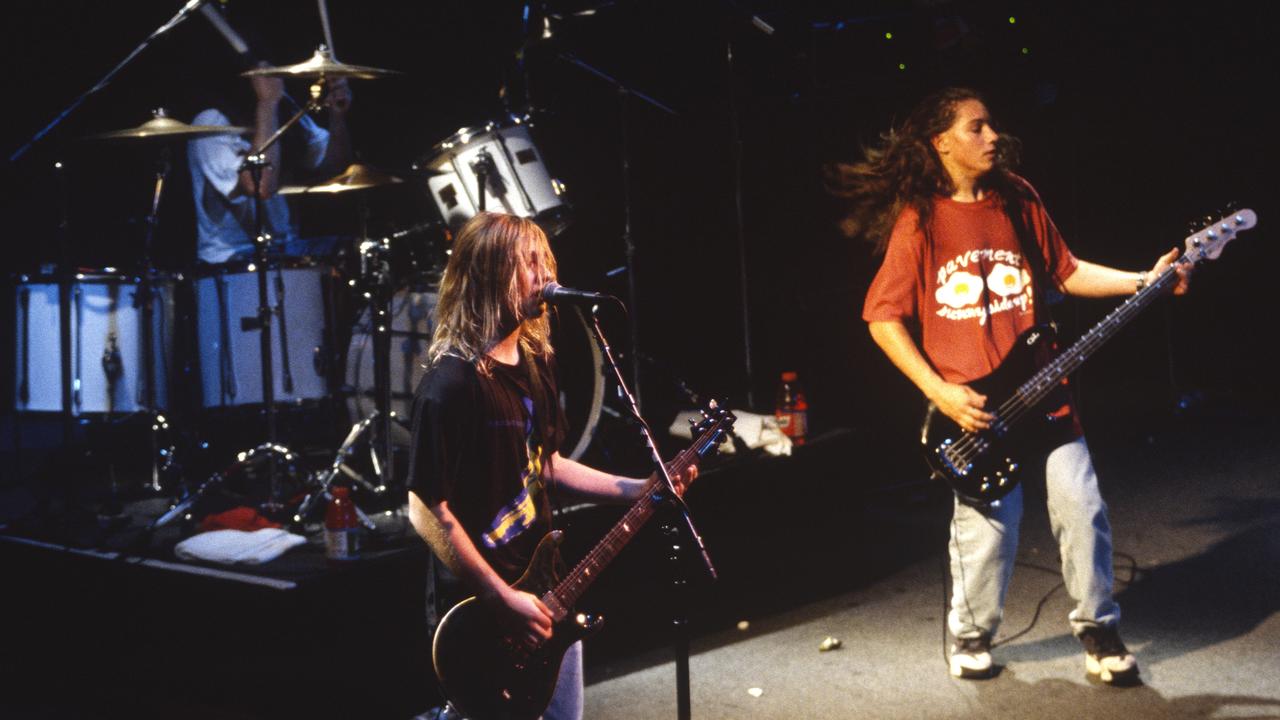 Silverchair performing in San Francisco in 1995. Picture: Tim Mosenfelder/Getty Images