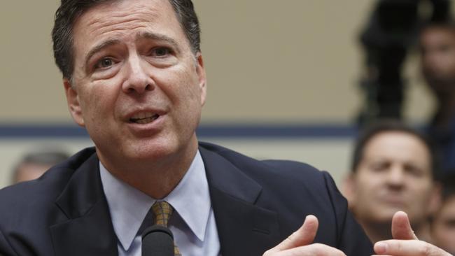 James Comey. Pic: AP