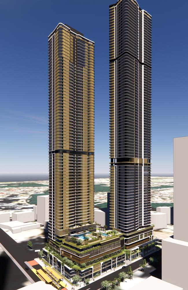 Artist impression of Harry Triguboff Cypress development in Surfers Paradise