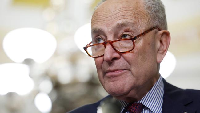 Senate majority leader Chuck Schumer. Picture: AFP