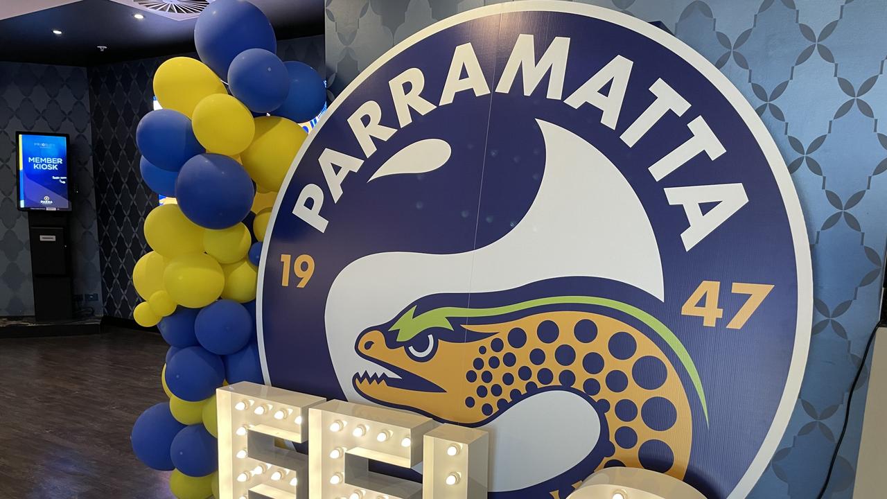 Parramatta Leagues Club during Grand Final week 2022. Parramatta Eels.
