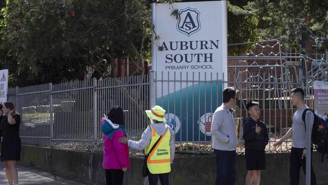 Scene at Auburn Soth Primary school where a car has crashed into a group of children resulting in the death of one child. Picture by Wayne Taylor 29th October 2024