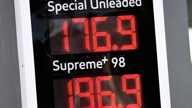 Australia’s soaring petrol prices are the result of global factors. Picture: Dan Peled/NCA NewsWire