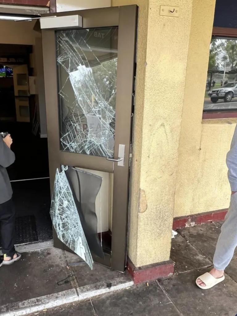 Damage sustained to Todd Tavern in Alice Springs. Picture: Supplied