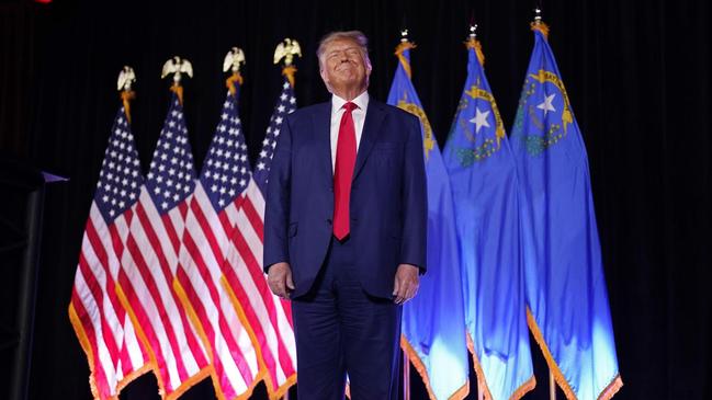 Donald Trump campaigning in Las Vegas this summer. Picture: AP/The Times