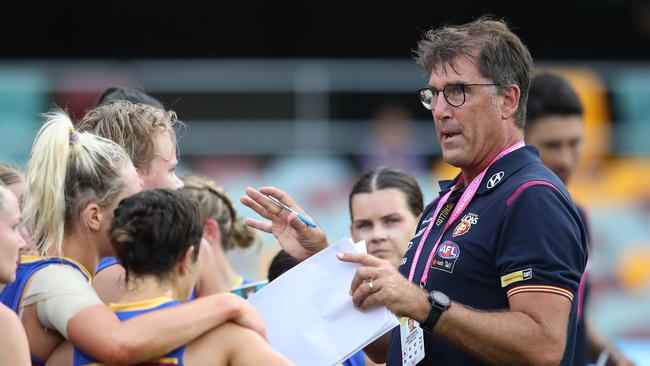 Lions coach Craig Starcevich says the AFLW is losing support while competing for viewers. Picture: Getty Images