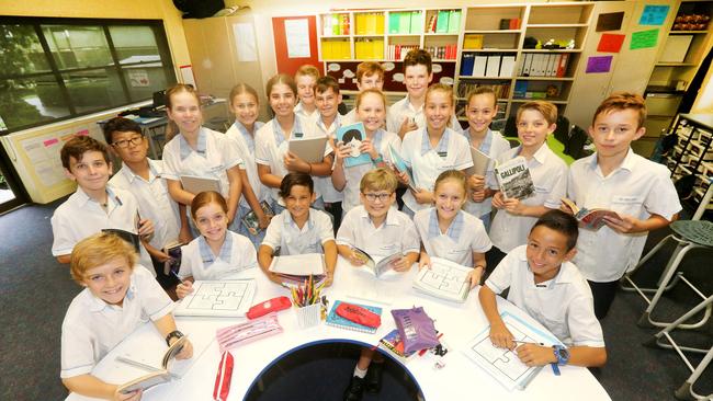 These Year 6 kids helped propel the school to the top in reading across 2015 to 2017. Picture Mike Batterham