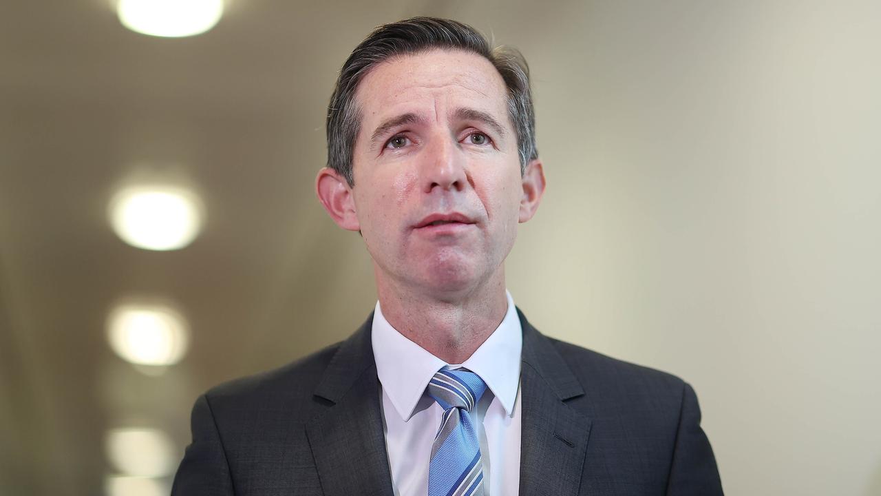 Simon Birmingham was forced to defend the Prime Minister in estimates on Monday. Picture: NCA Newswire/Gary Ramage