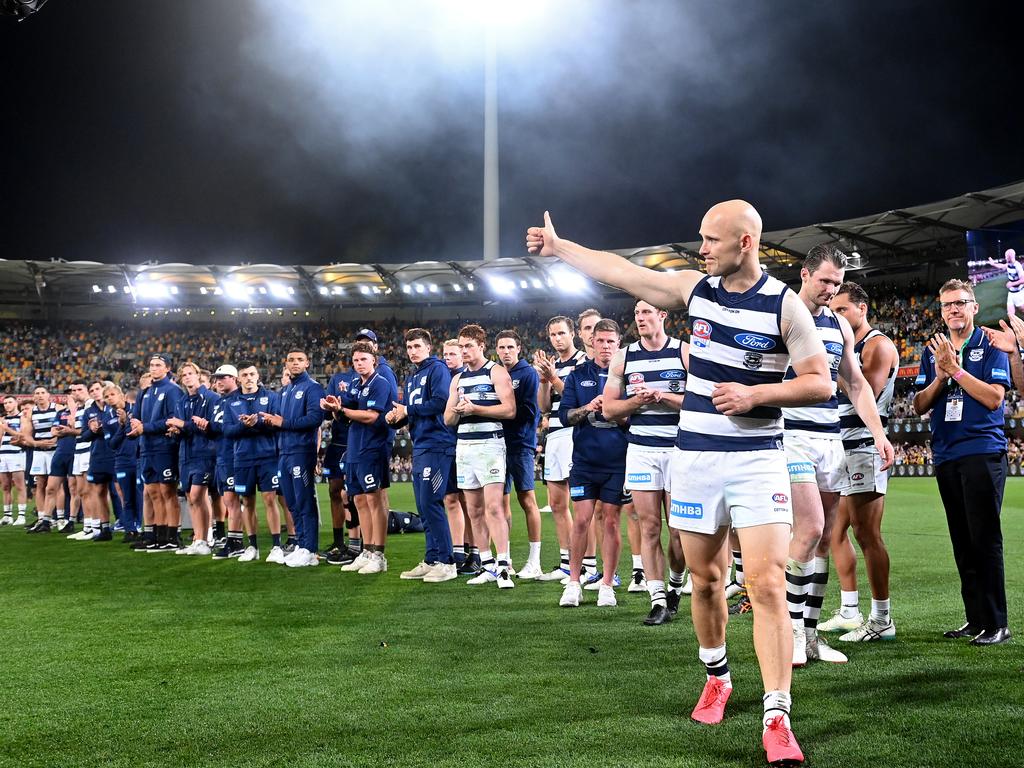 Ablett was devastated but he appreciated the touching gesture.