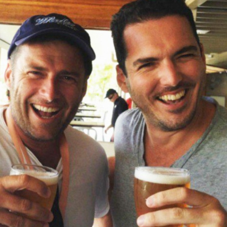 Karl (left) and Peter Stefanovic’s late-night Uber convo got them in trouble. Picture: Instagram